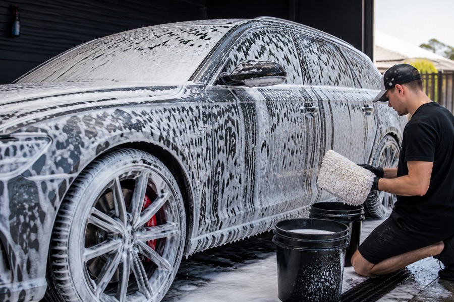 Trusted Snow foam wash and hand wash detail